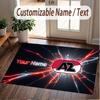 Tappeto Personalizzato Stampa Modello AZ Alkmaar Nome Testo Morbido Antiscivolo Tappeto per Pavimento per Decorazione Interna della Casa