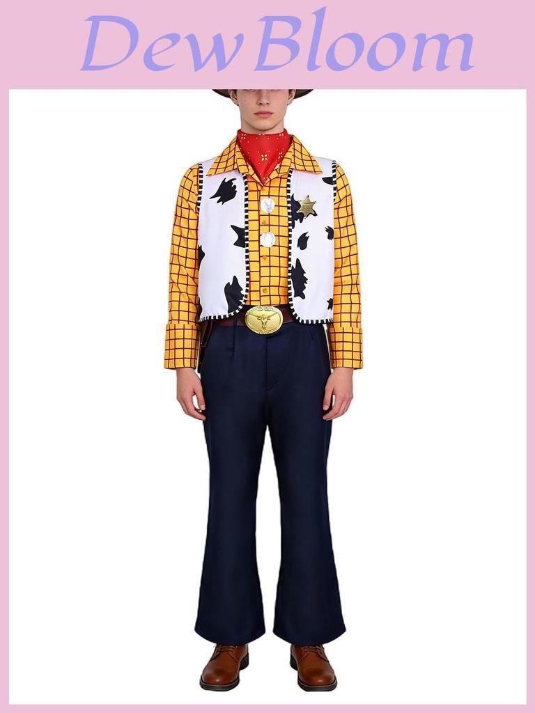 Disfraz Cosplay de Woody y Jessie de Toy Story para Halloween y Role Play de Anime