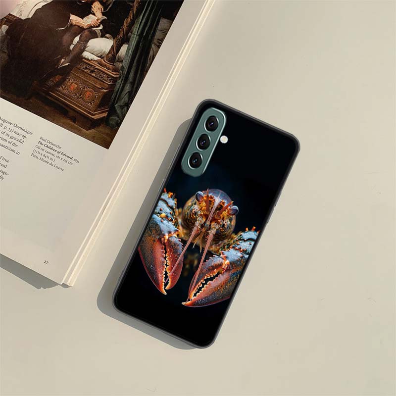 Live Lobster Phone Case for Samsung A54 A14 A24 A34 A17 A37 A57 A55 A35 A25 A15 A07 A05S A04S A12 A22 A32 A52S A72 Galaxy Note 2