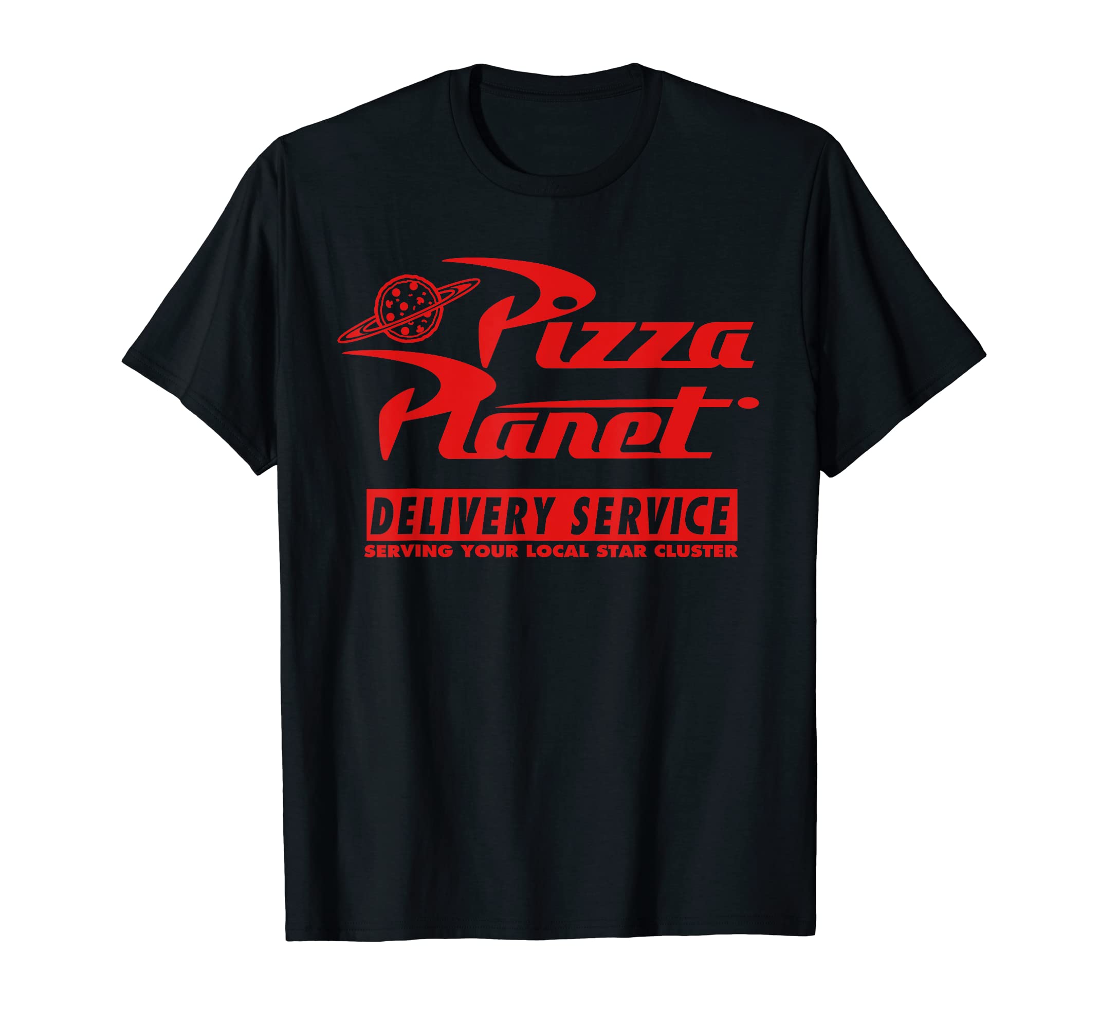 

Disney PIXAR Toy Story Pizza Planet Red Logo T-Shirt