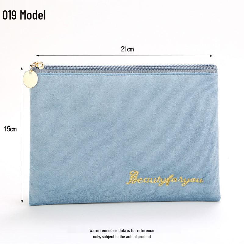 Velvet Makeup Bag Set: High-Capacity, Four-Piece Luxury Cosmetics Storage