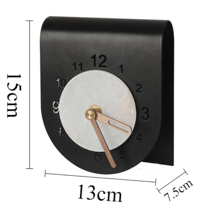 

Metal Table Clock Living Room Desk Watch Decorative Luxury Tabletop Clocks Aesthetic Modern Silent Desktop Watches Home Decor