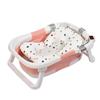 Real-time Temperature Silicone Baby Take A Bath Bathtub Non-Slip Foot Bath Bucket Folding Bathroom with Temperature Sensing