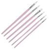 6Pcs Watercolor Brushes Multifunctional Easy Cleaning Wide Application Premium Material Durable Paintbrush SetHibiscus