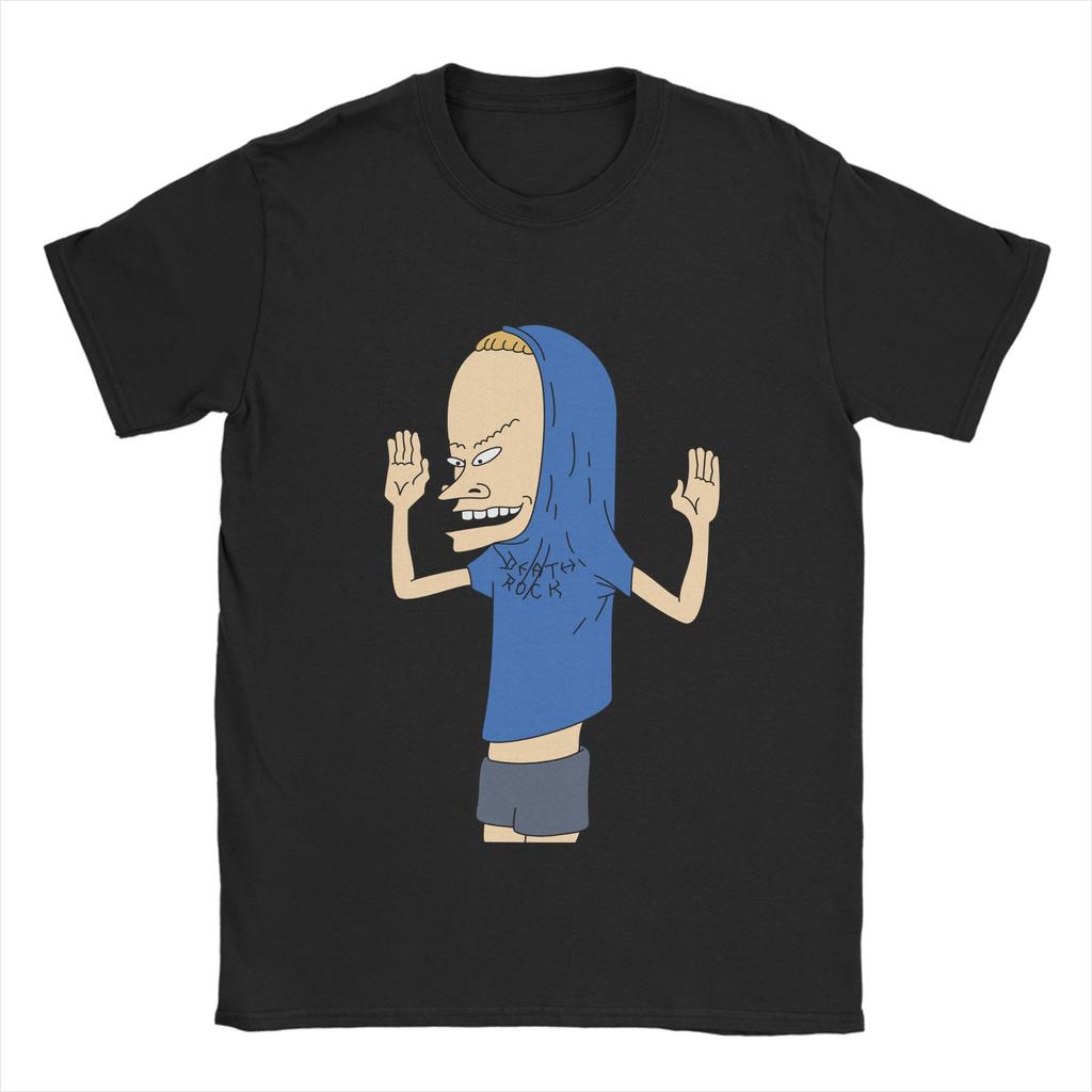 MTV Beavis And Butthead 4 TShirt for Men Women  Awesome Pure Cotton Tee Shirt O Neck Short Sleeve T Shirts Summer Clothing