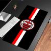 Tappetino per mouse con stemma AC Milan, Tappetino per mouse, Tappetino per mouse da gioco, Tappetino per tastiera, Decorazione per scrivania per computer portatile, Regalo per tifosi, Regalo di compleanno