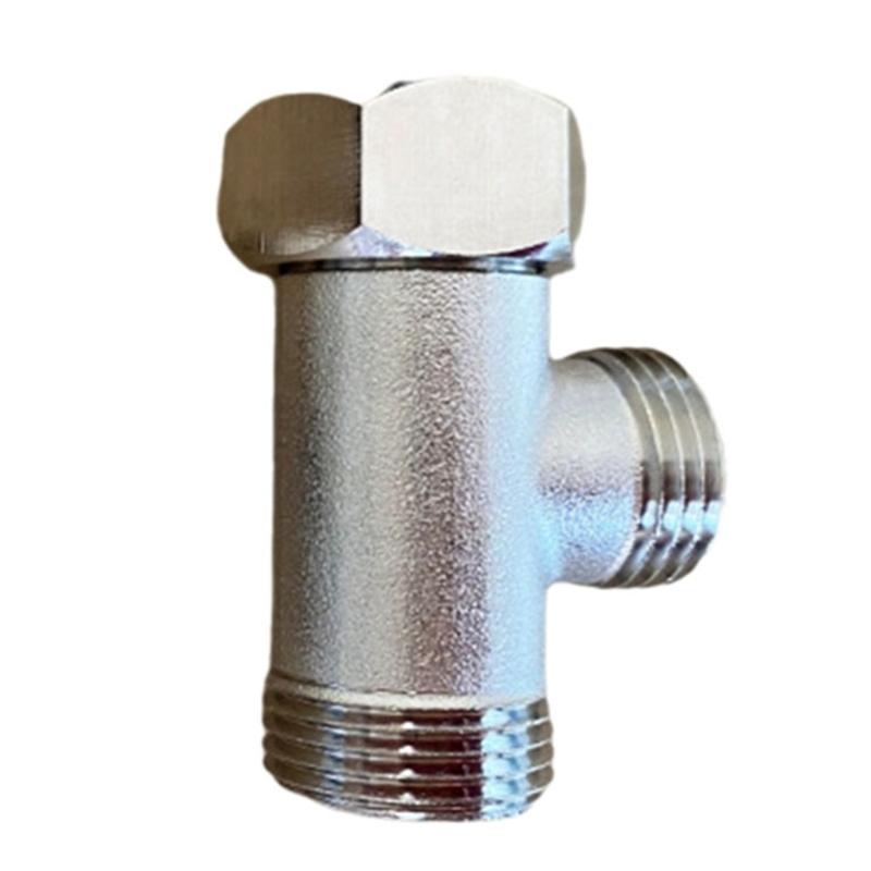 Compression T Connector Bidet Hose Splitters with Leak Proof Designs Precisions Engineered T Connector Simple Installs