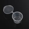 25Pcs Disposable Takeaway Plastic Food Containers Palette Pigment Paint Box Sauce Cup