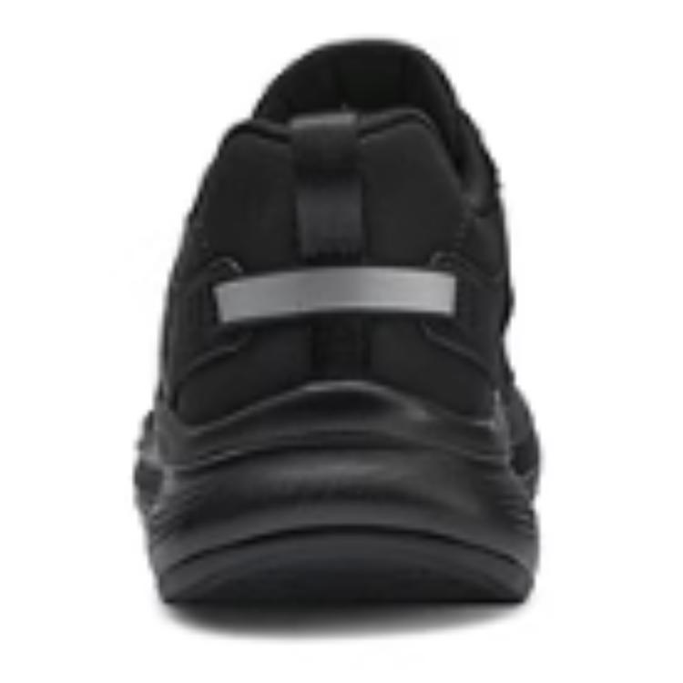 Skechers Comfortable Versatile Shock Absorbing Durable Waterproof Low Top Casual Running Shoes Women Sneaker Black 124929-BBK