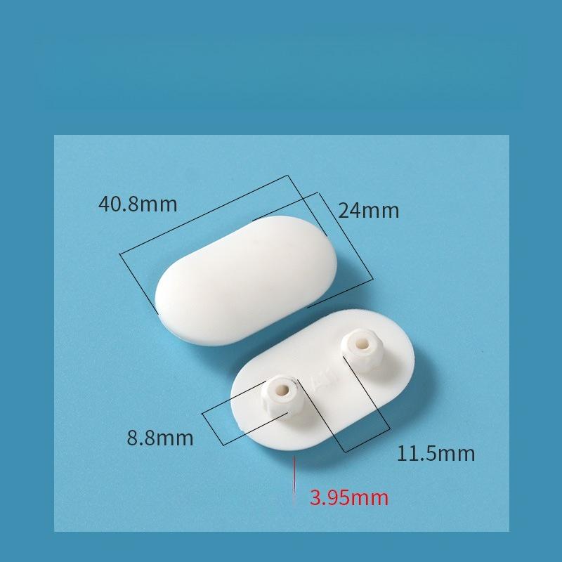 White Old Toilet Seat Cover Toilet Board Buffer Shock-Absorbing Soft Rubber Gaskets Accessories Anti-Slip Silent Foot