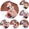 Elastic Rope Handle Ballpoint Pen Signature Pen Holder Integrated Table Pens Students Kids School Office Stationery Supplies