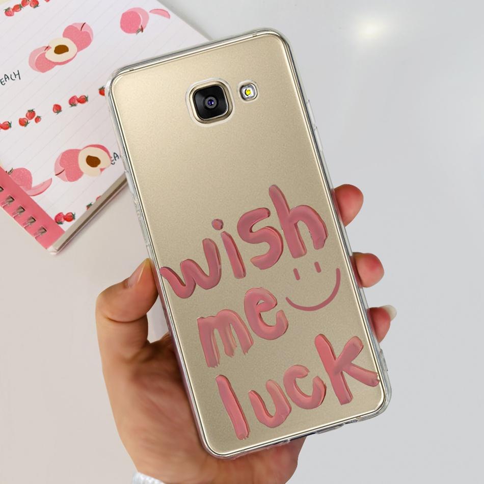Pour Samsung Galaxy A5 2016 Coque Samsung A5 2017 2015 A500F A520F SM-A510F Impression Élégante Silicone Souple TPU Coque Arrière de Téléphone