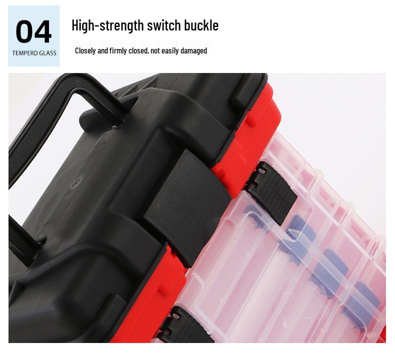 Five-Layer Handheld Fishing Lure Box - Drawer-Type ABS Storage for Fishing Gear