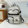 Schoolbag1011 Korean Harajuku Large Capacity Versatile Backpack Vintage Campus Middle and High School Student Tooling Style School Bag Lightweight