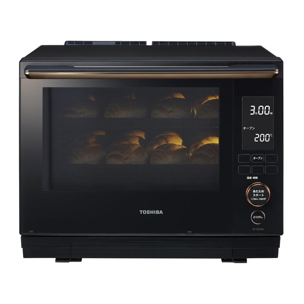 TOSHIBA Microwave Oven Microwave Flat Table Microwave Easy Operation Stone Oven Dome 30L ER-YD5000(K)