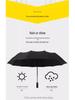 Individueller UV-Schutz Faltbarer Regenschirm für Männer & Frauen - Vergrößert, Doppelte Nutzung für Sonne & Regen