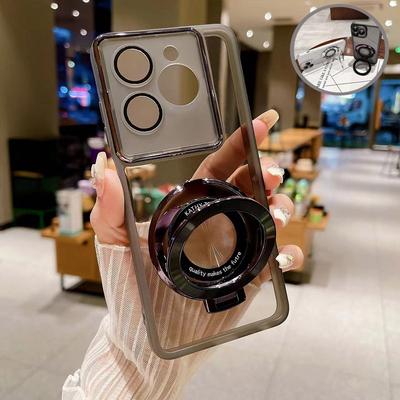 Magnetic Ring Bracket Holder Phone Case On for Samsung Galaxy A13 A12 A22 A32 A52 A72 A51 A71 A31 A21S A10 A11 Transparent Cover