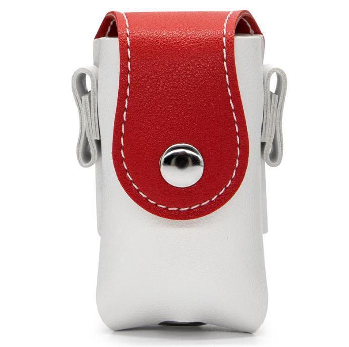 Portable PU Leather Patchwork Golf Ball & Tee Waist Bag
