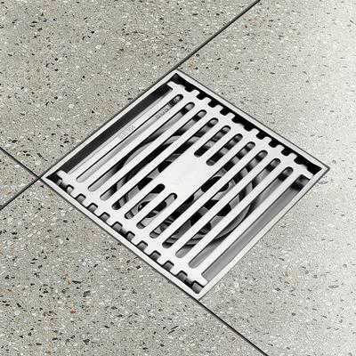 1pc Floor Drain, Stainless Steel Bathroom Sink Home Anti-odor Floor Drain, Bathroom Square Shower Floor Waste Drainer, Bathroom Accessories