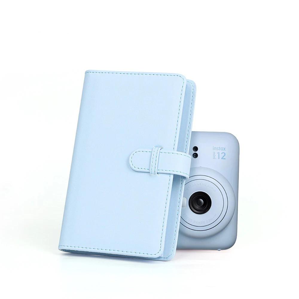 Photo Album Film Camera 108 Pockets 3 Inch Photo Paper PU Leather Storage Case Stamp Collection Book for Fujifilm Instax Mini 12