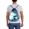 Custom Ultramans Drawstring Backpack Sports Gym Bag for Women Men Anime Shopping Sackpack