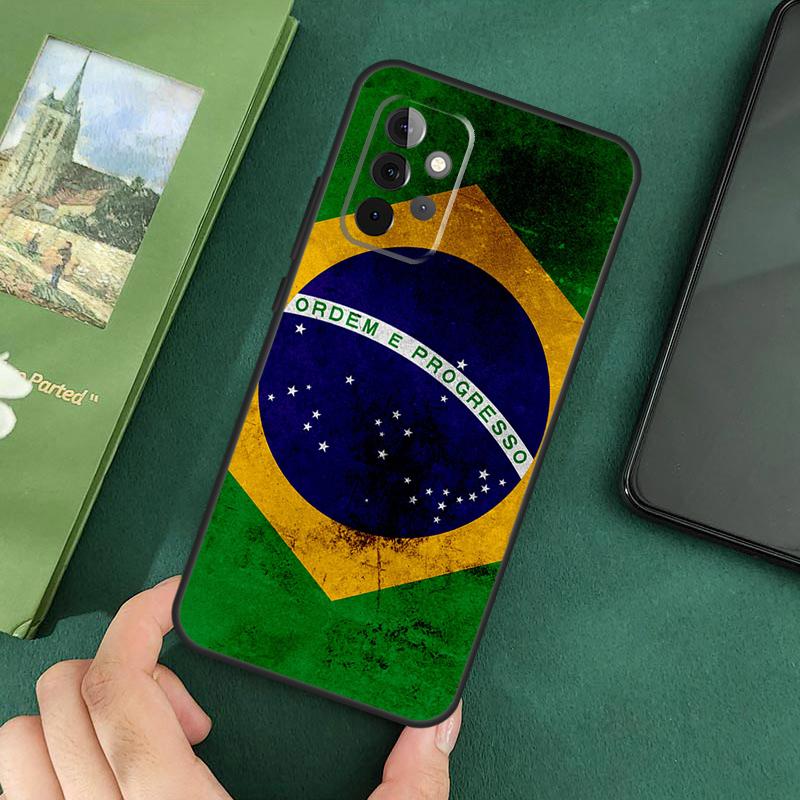 

Brazil Brazilian Flag Phone Case For Samsung Galaxy A06 A05 A16 A55 A35 A15 A53 A33 A13 A22 A32 A52 A14 A34 A54 Samsung A06