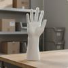 2 Pieces Male Hand Model Sturdy Fake Reusable Display Prop for Showroom White Left