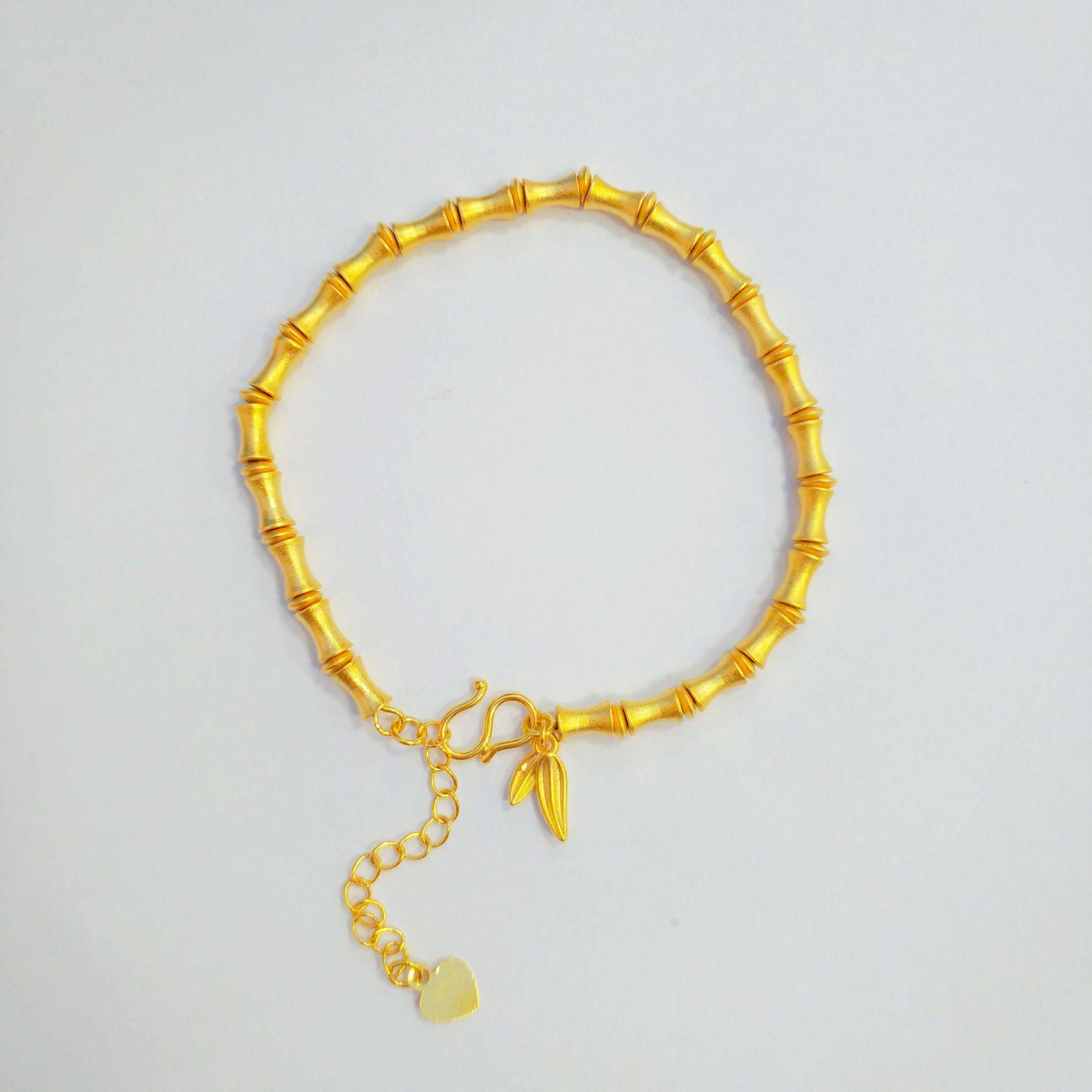 Позолоченный вьетнамский браслет-подъемник из песочного золота для женщин