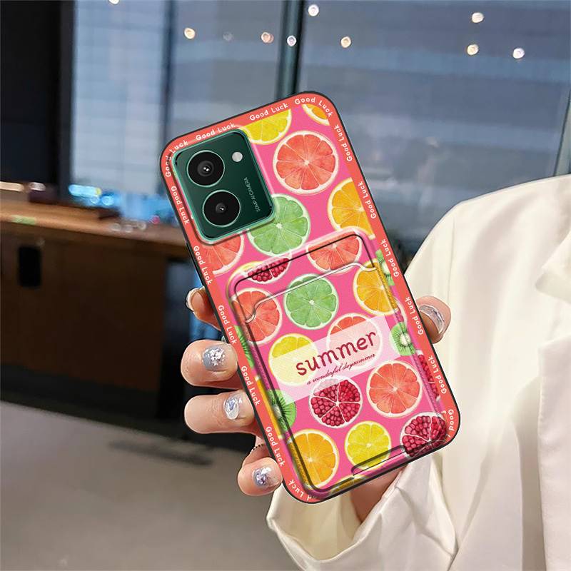 TPU Stoßfeste Handyhülle Für Nokia HMD Pulse/Pulse+/Pulse Pro Kartenfach Rückseite Modisches Design Graffiti Stoßfest