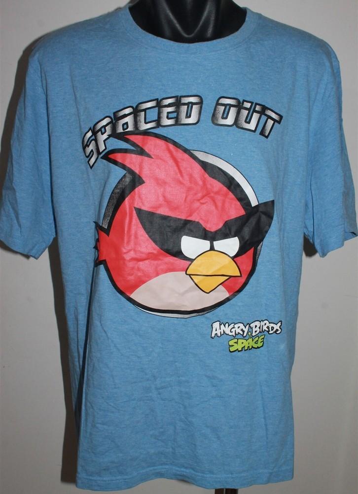 Angry Birds Space Spaced Out Character TShirt Men039s Size XL 2013 Unisex T-Shirt XL