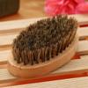 Men Brd Shaving   Brush Oval Brd Hair Clning Brush Mustache Portable   Comfortable Travel Home Use Wooden Handle