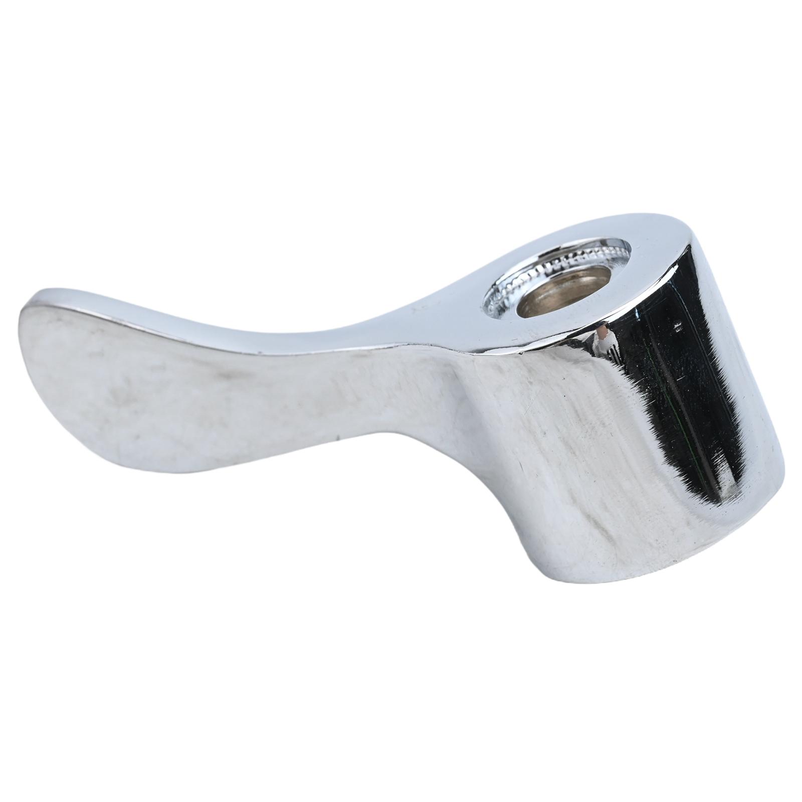 Valve Faucet Handle G1/2 Handle Knob Lever Taps Tops And Turn Tap DIY Use High Quality Chrome Zinc Alloy Basin Taps China Mainland