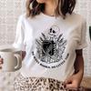 3D Book Printed Short Sleeve T-shirt 3D Book Print Round Neck Short Sleeve T-shirt