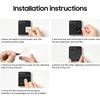 3pcs Full Cover Tempered Glass For Samsung Galaxy Z Flip 5 6 7 HD Clear Glass Full Screen Protector 9H Hardness Glass Film
