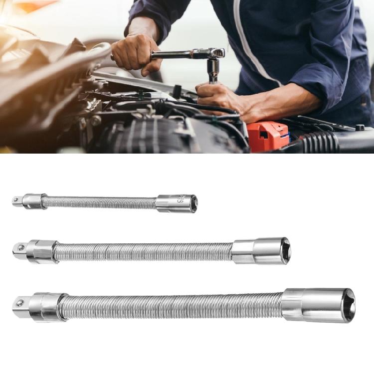 3Pcs High Torques  Wrench Sleeve Set with Bendable Extension Rod Furniture Assembly Wrench for Various Repair Job
