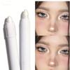 Matte Eyeshadow Stick White Eyeliner Shimmer Silver Highlighter Pen