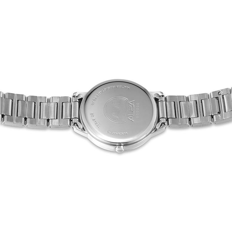 SEIKO ALBA Quartz Movement Stainless Steel Strap Watch Women's Watch Silver Dial AH7W31X1