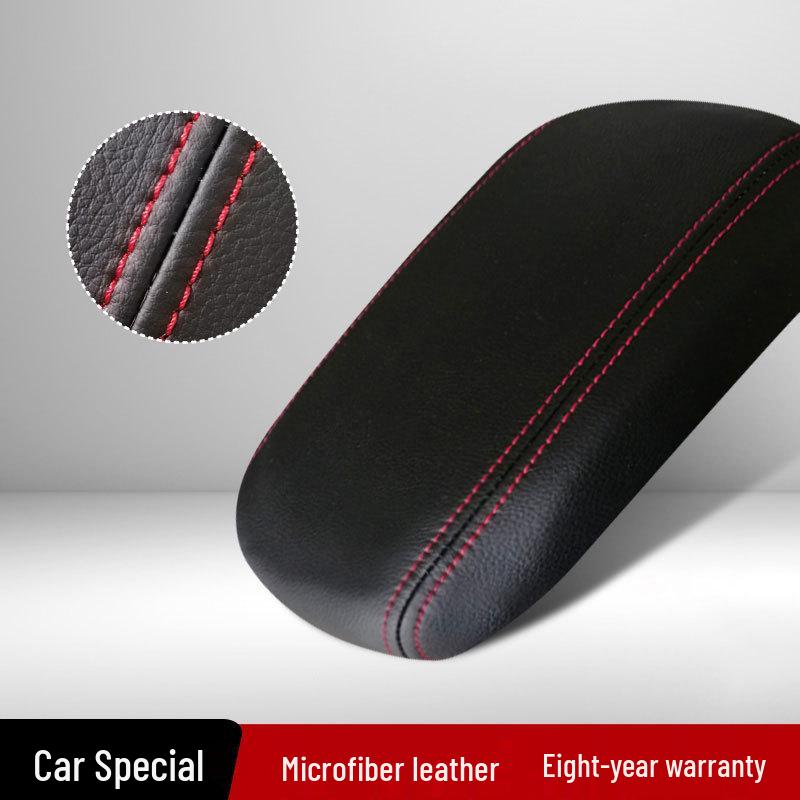 Subaru Forester 13-18 Armrest Box Leather Cover Pad - Interior Modification Accessory