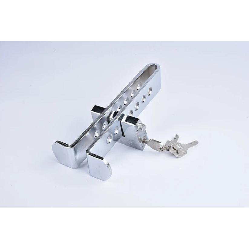 Car Clutch Lock Universal Auto Brake Pedal Lock Throttle Accelerator Security Steel Stainless Anti-Theft Tool Pedal Lock