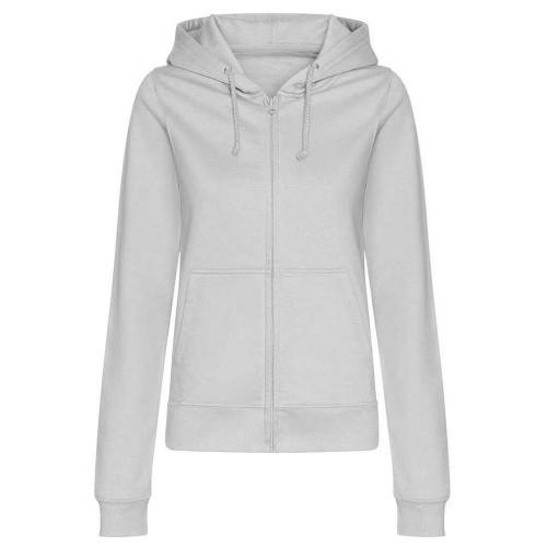 

Awdis Womens/Ladies College Full Zip Hoodie сірий