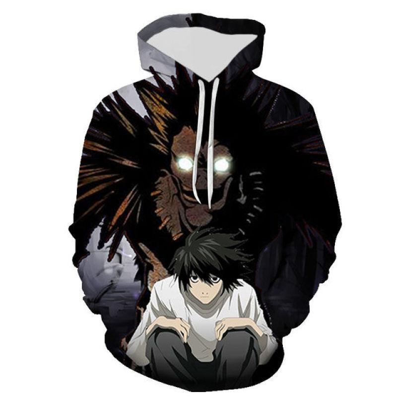 New Casual Hoodies Death Note Fashion Men Women Children 3D Printed Sweatshirts Streetwear Boy Girl Kids Pullover Tops