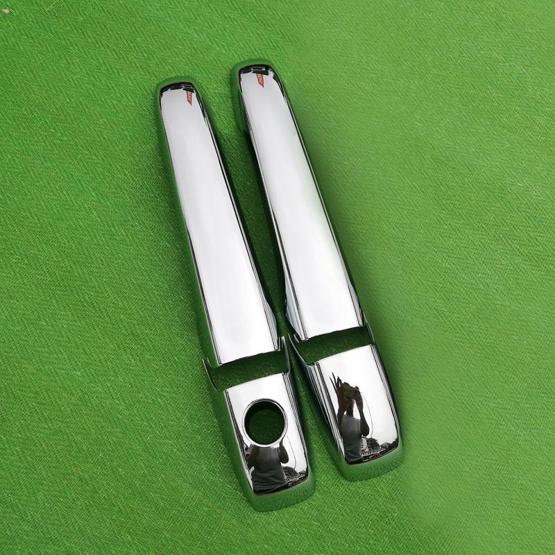 for JEEP Compass 2007-2016 Chrome Handle Cover Trim Set 2008 2009 2010 2011 2012 2013 2014 2015 Car Accessories Car Styling