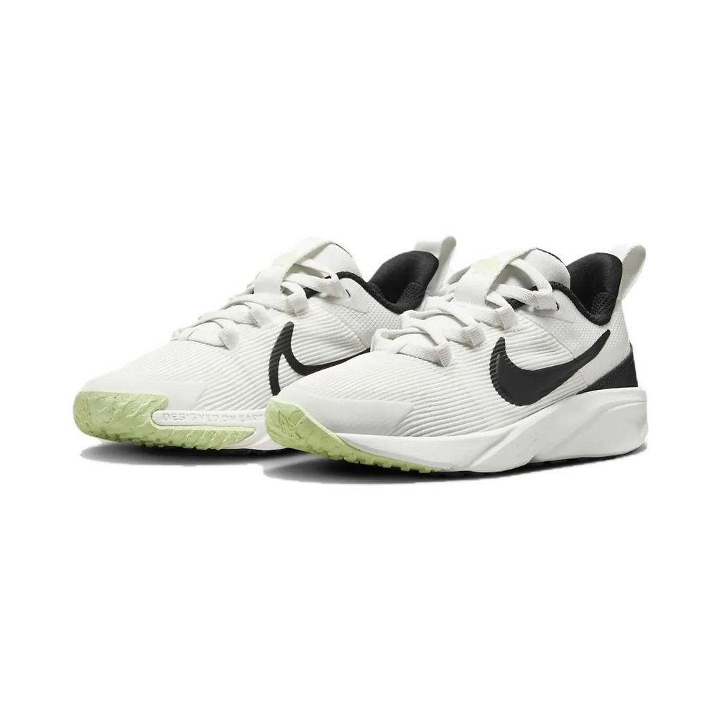 Nike Star Runner 4 Low top Kids' Running Shoes White Black Kids' DX7614-102