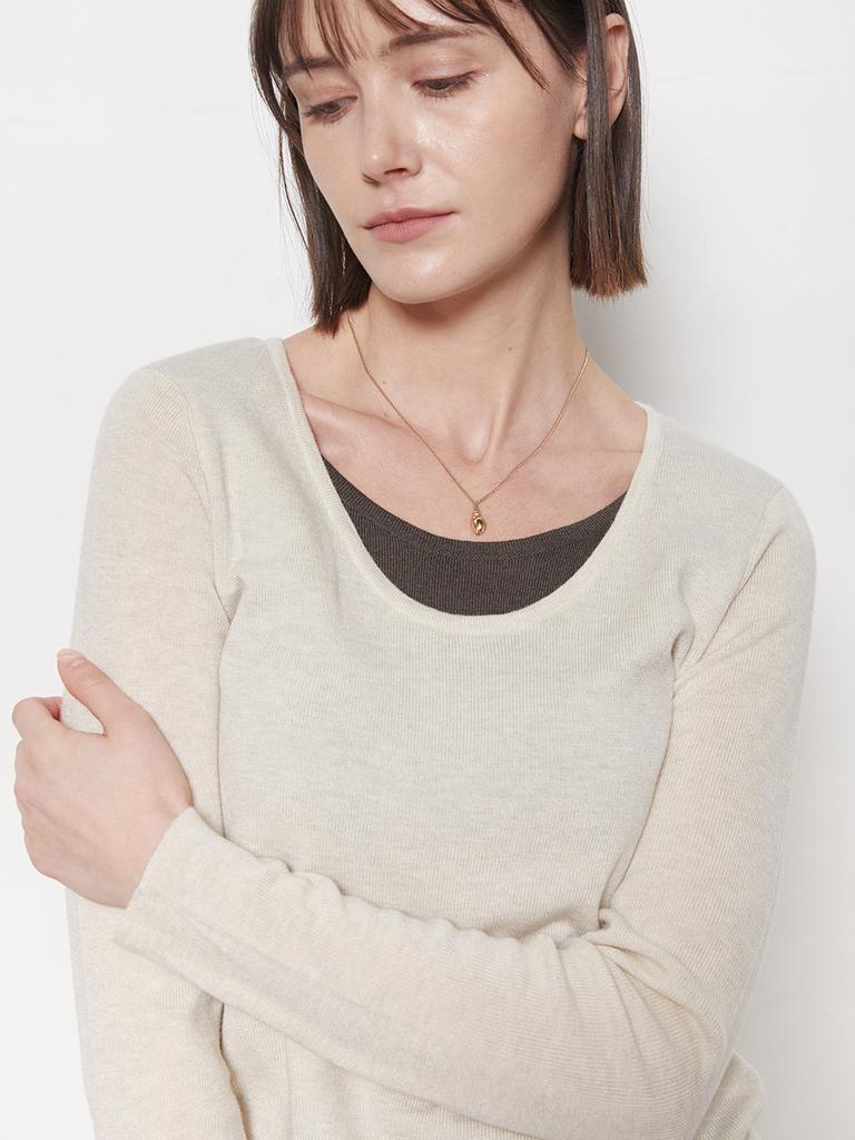 RAYHER Layered Round Knit[2Colors]