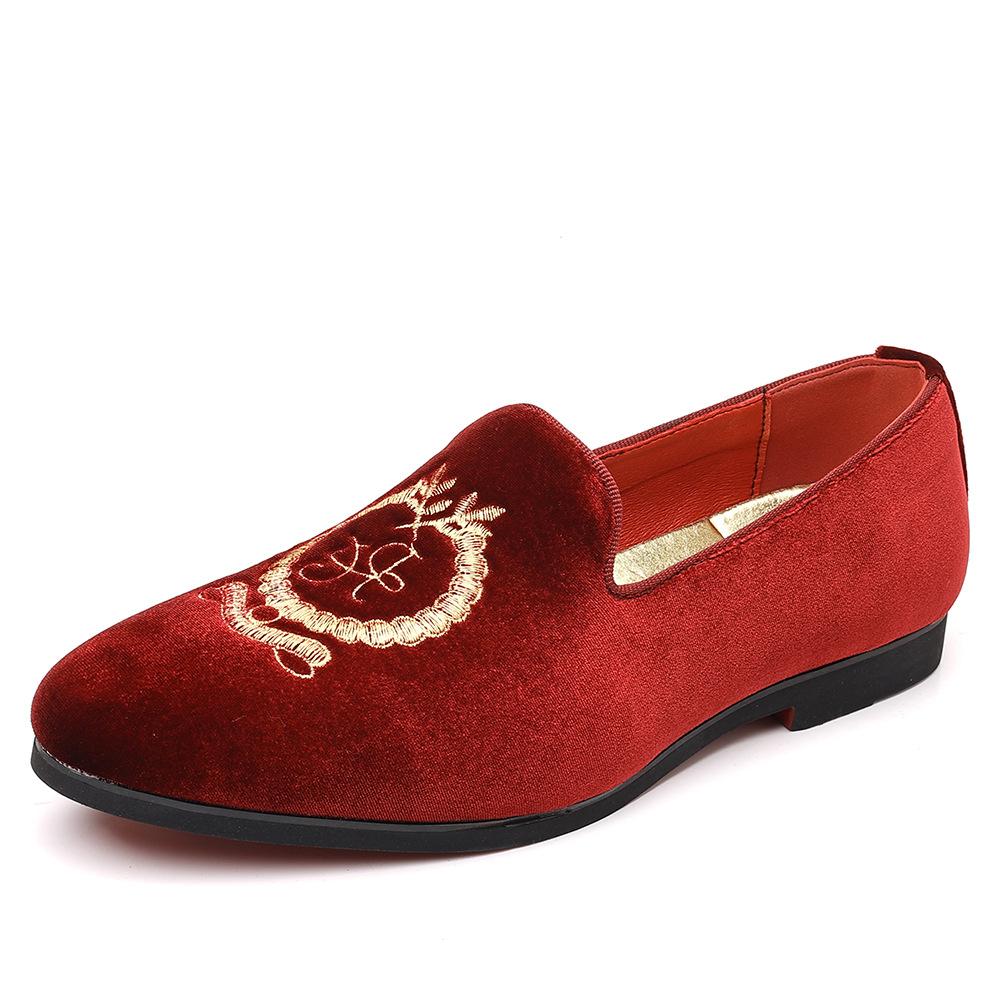 

Модные ленивые туфли-бини на одной педали, тренд, большой размер, мужские британские остроносые повседневные кожаные туфли 39