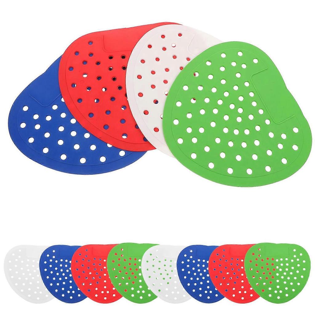 16pcs Urinal Deodorizer Mat For Men Bathroom High-efficiency Smell Removal Anti-clog Multi-functional Scented Urinal Screen For Cleanliness And Freshn