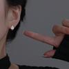 Clover Zircon Ear Buckle Commuter Earrings Fresh Summer Small Flower Diamond Earrings Women