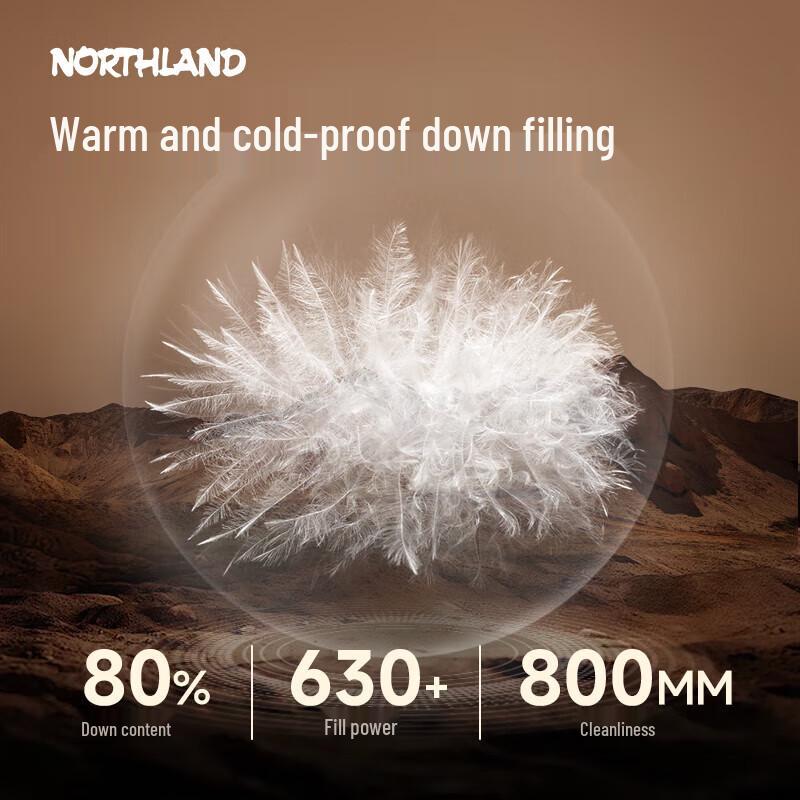 NORTHLAND Unisex Hooded Down Jacket NDJEH0816S