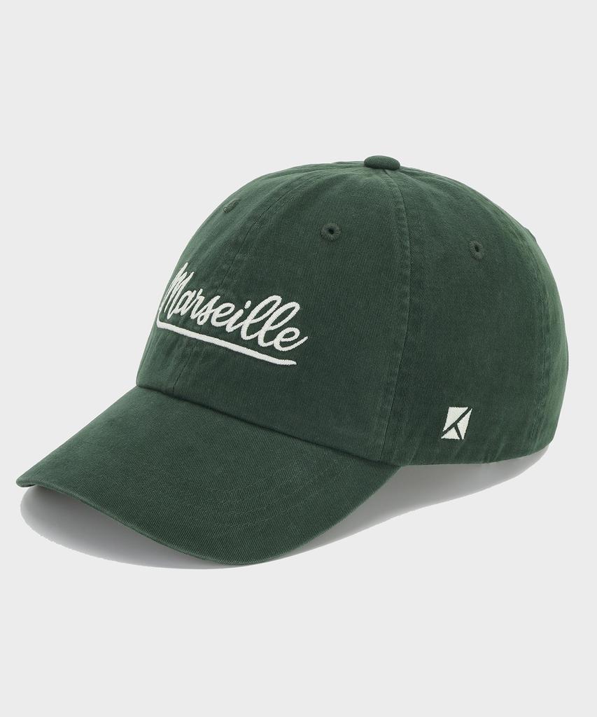KULTE Vintage Tail Peach Washing Cap D.Green