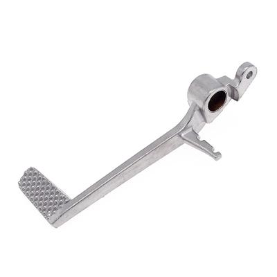 1 Piece Silver Aluminum Motorcycle Rear Brake Lever Foot Rest Pedal Motorcycle Parts For YAMAHA YZF1000 R1 2004 2005 2006